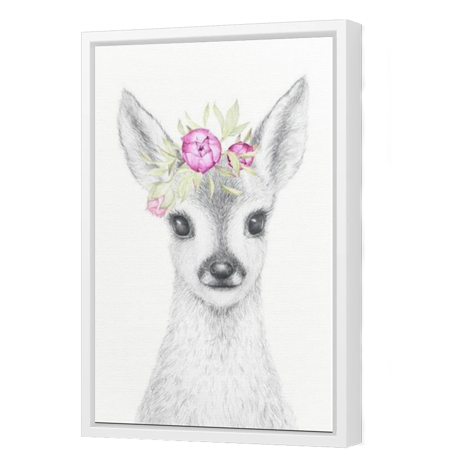 Thumbnail for Canvas - White Floating Frame