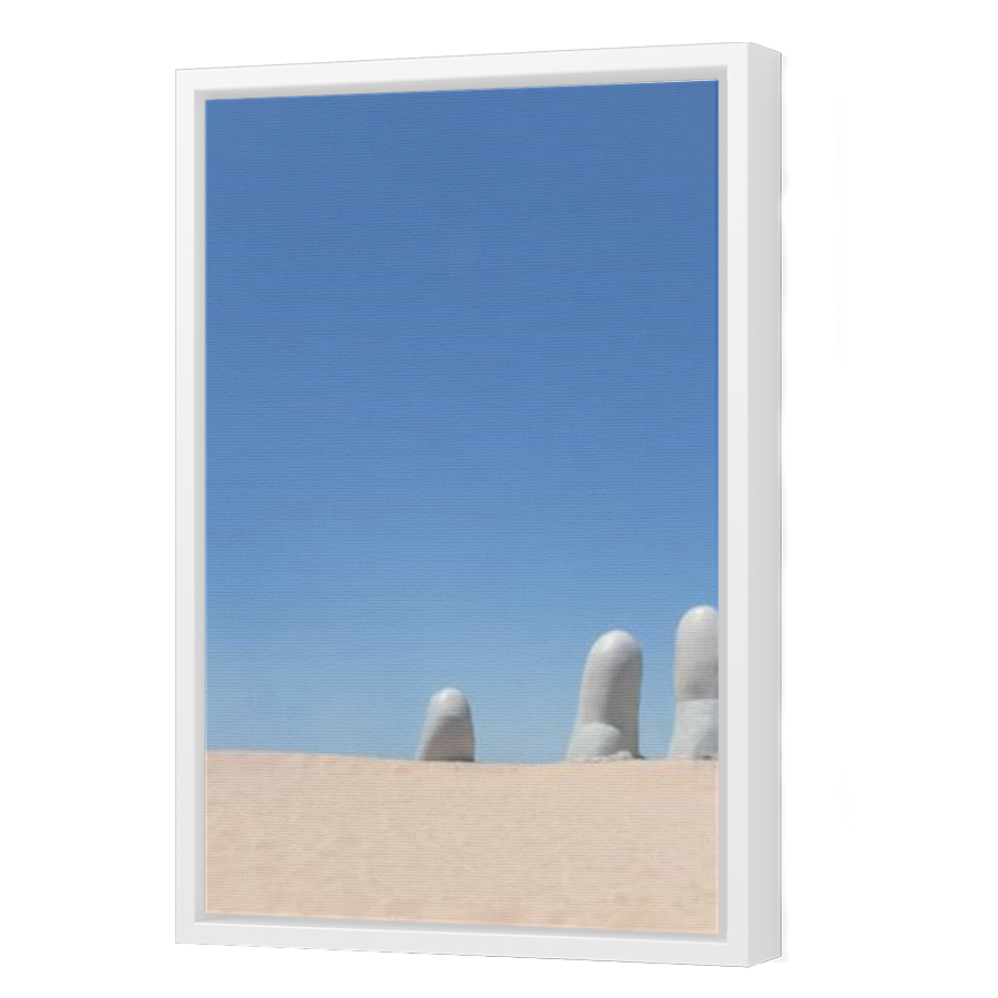 Thumbnail for Canvas - White Floating Frame