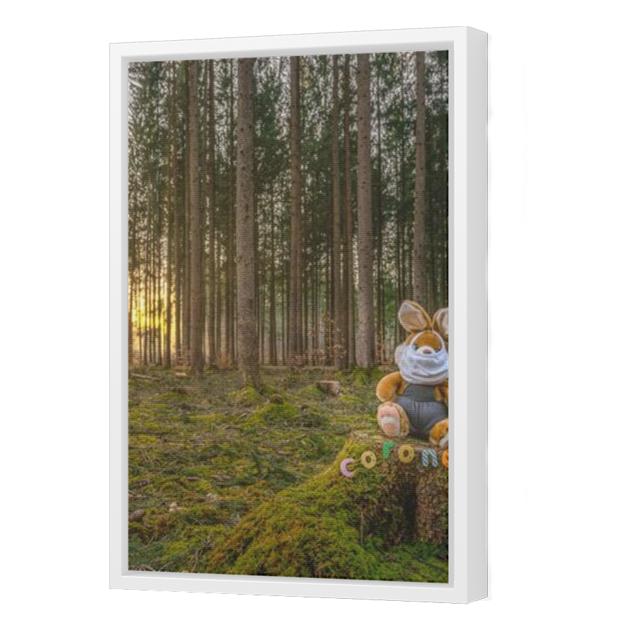 Thumbnail for Canvas - White Floating Frame