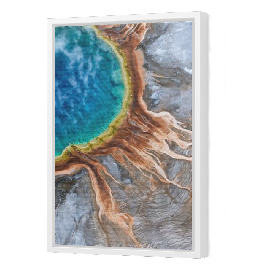 Thumbnail for Canvas - White Floating Frame