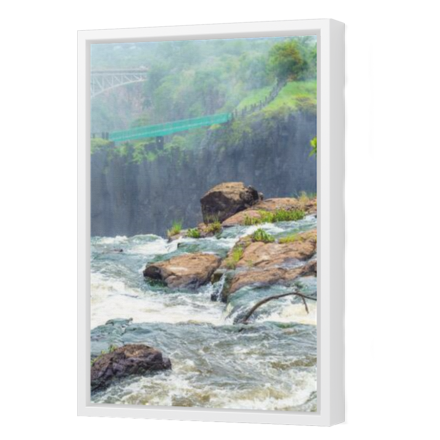 Thumbnail for Canvas - White Floating Frame