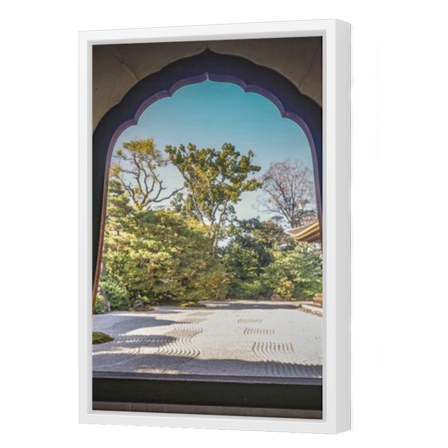 Thumbnail for Canvas - White Floating Frame