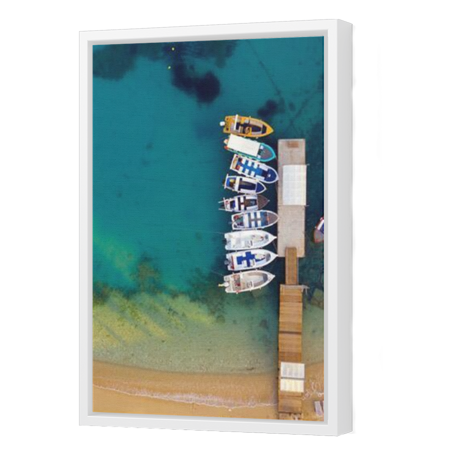 Thumbnail for Canvas - White Floating Frame
