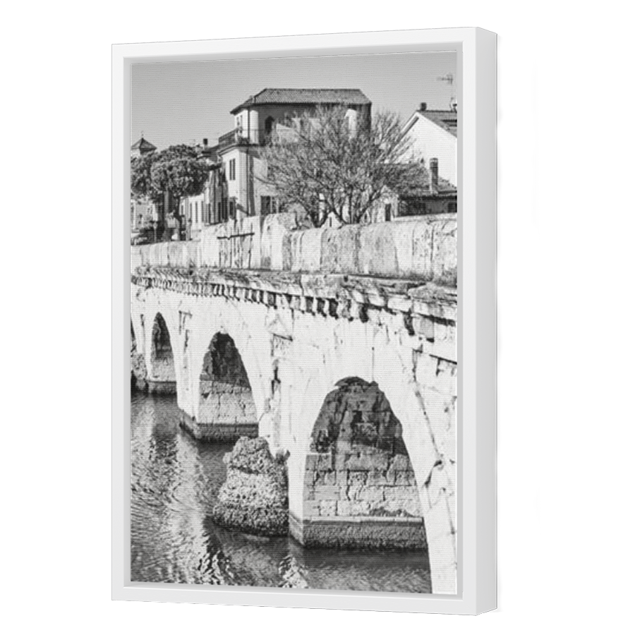 Thumbnail for Canvas - White Floating Frame