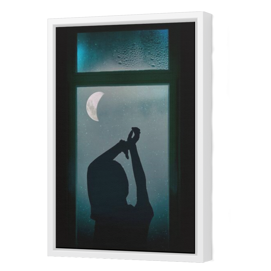 Thumbnail for Canvas - White Floating Frame