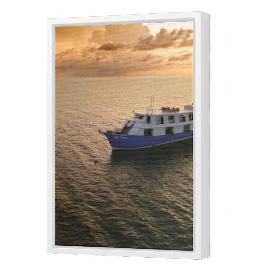 Thumbnail for Canvas - White Floating Frame