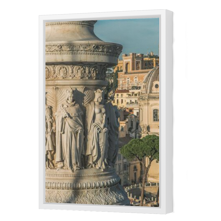 Thumbnail for Canvas - White Floating Frame