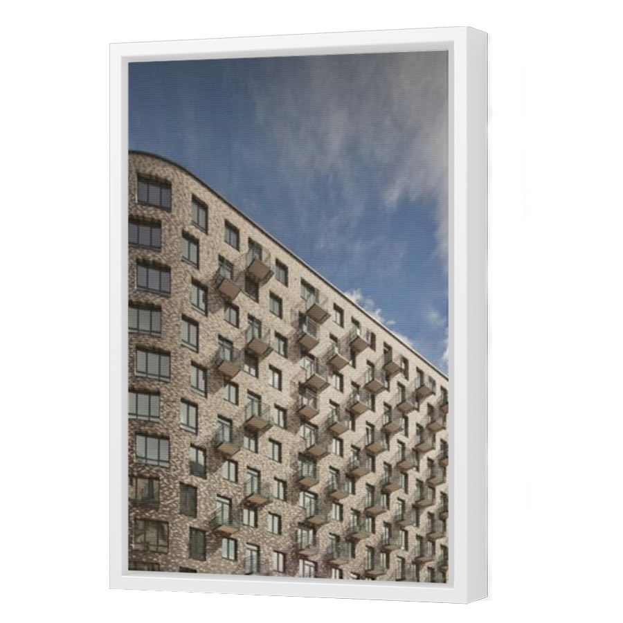 Thumbnail for Canvas - White Floating Frame