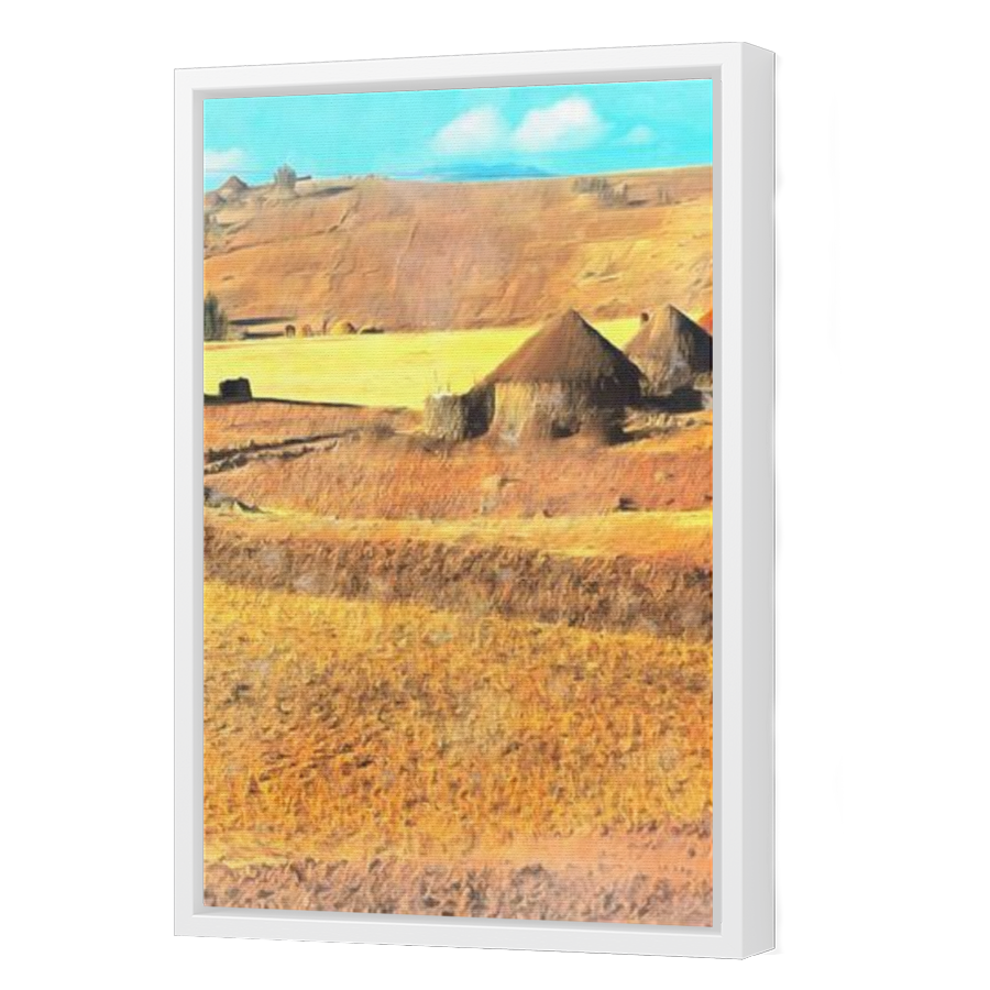 Thumbnail for Canvas - White Floating Frame