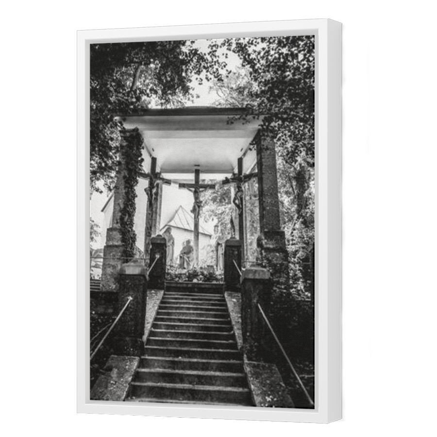 Thumbnail for Canvas - White Floating Frame