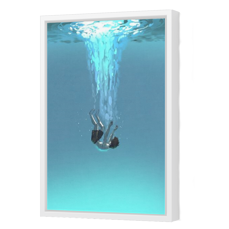 Thumbnail for Canvas - White Floating Frame