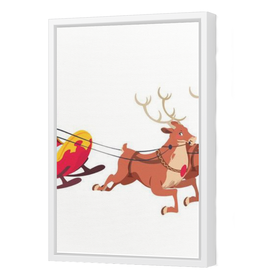 Thumbnail for Canvas - White Floating Frame