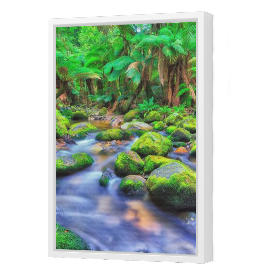 Thumbnail for Canvas - White Floating Frame