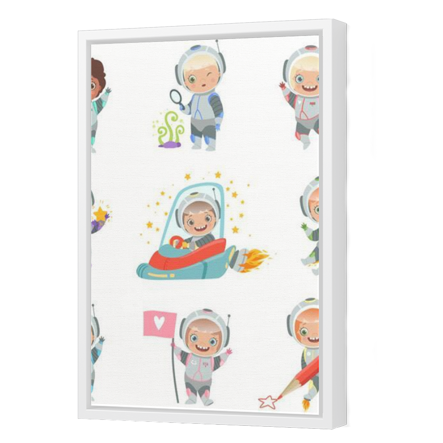 Thumbnail for Canvas - White Floating Frame