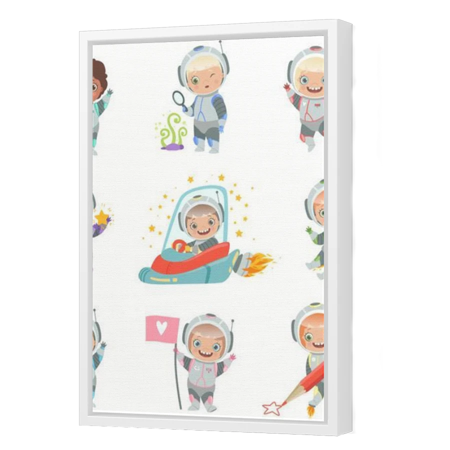 Thumbnail for Canvas - White Floating Frame