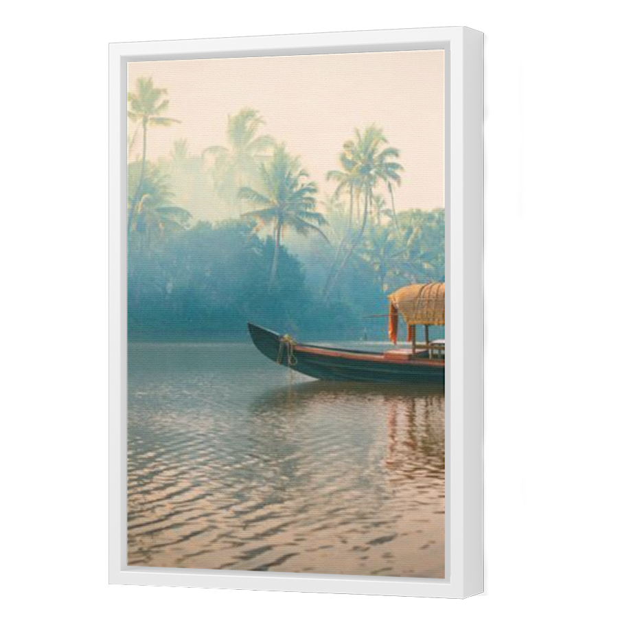Thumbnail for Canvas - White Floating Frame