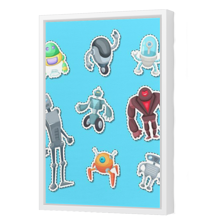 Thumbnail for Canvas - White Floating Frame