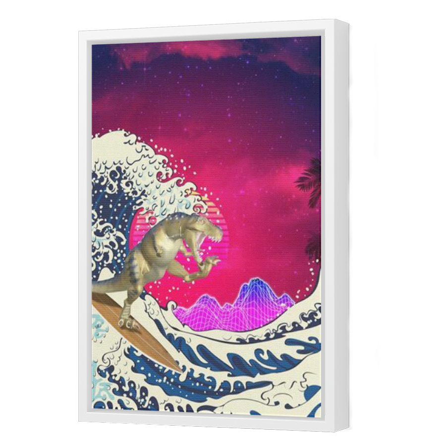 Thumbnail for Canvas - White Floating Frame