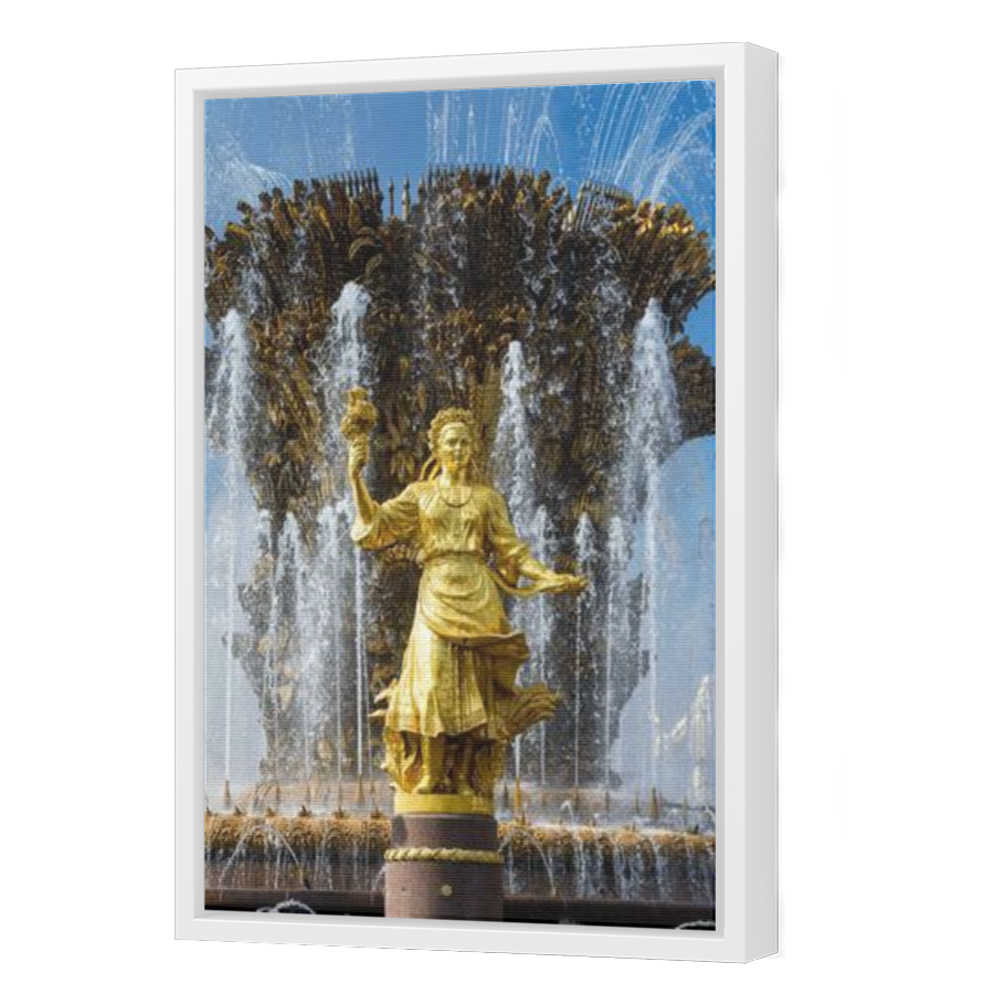 Thumbnail for Canvas - White Floating Frame