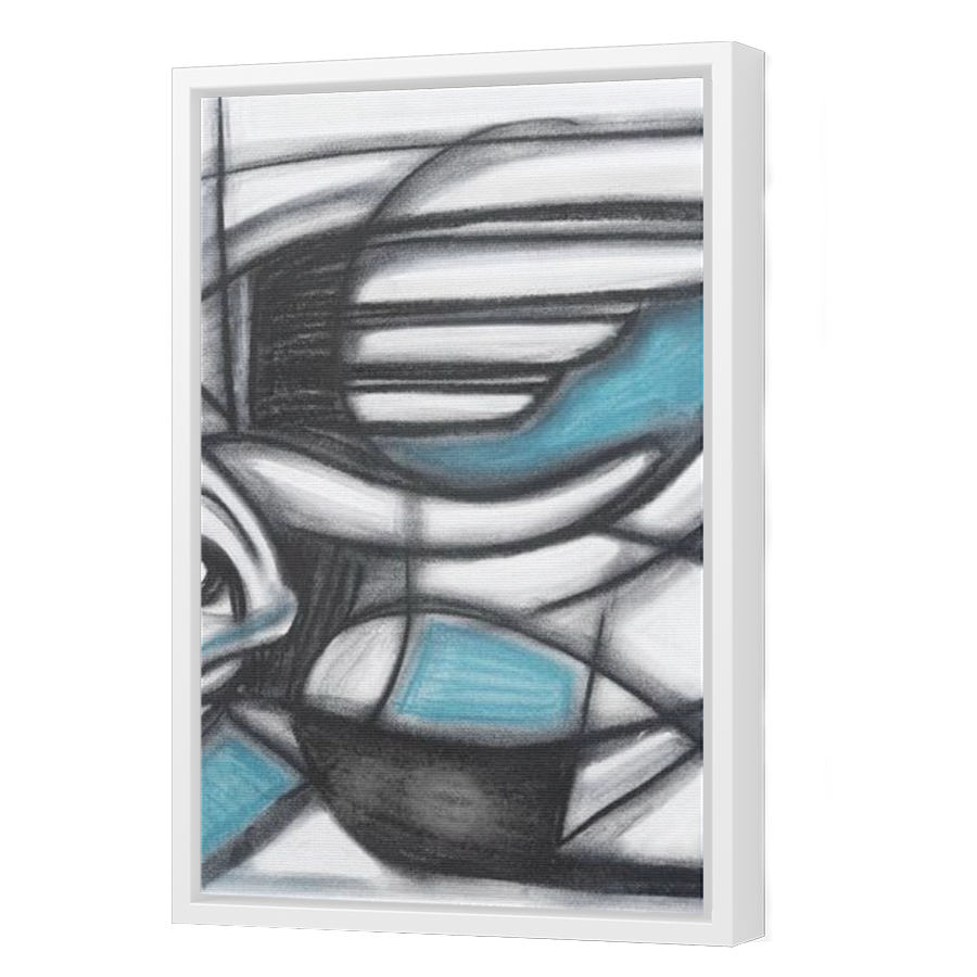 Thumbnail for Canvas - White Floating Frame