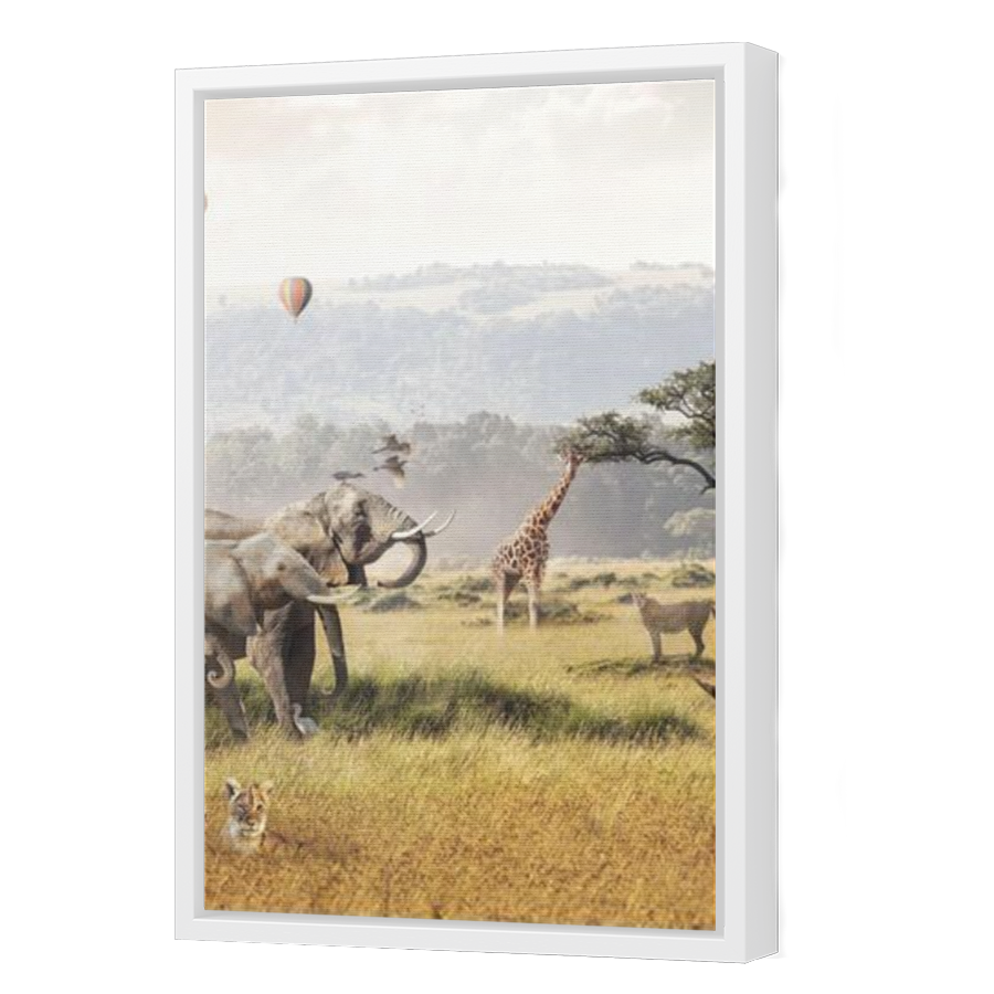 Thumbnail for Canvas - White Floating Frame