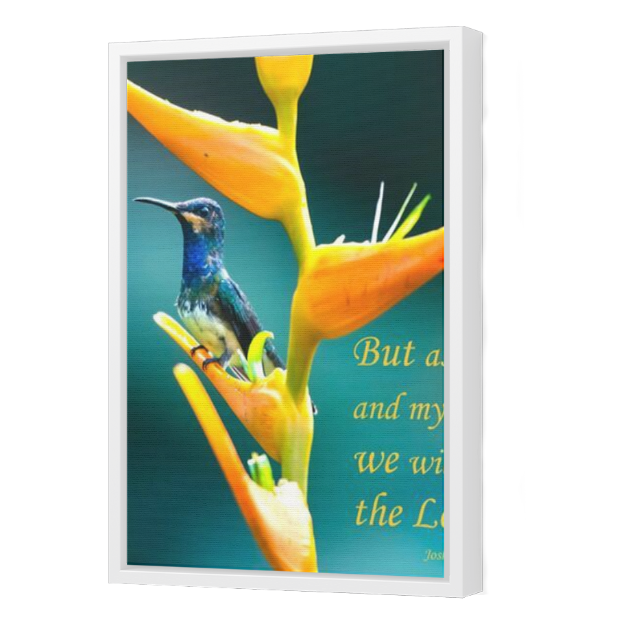 Thumbnail for Canvas - White Floating Frame