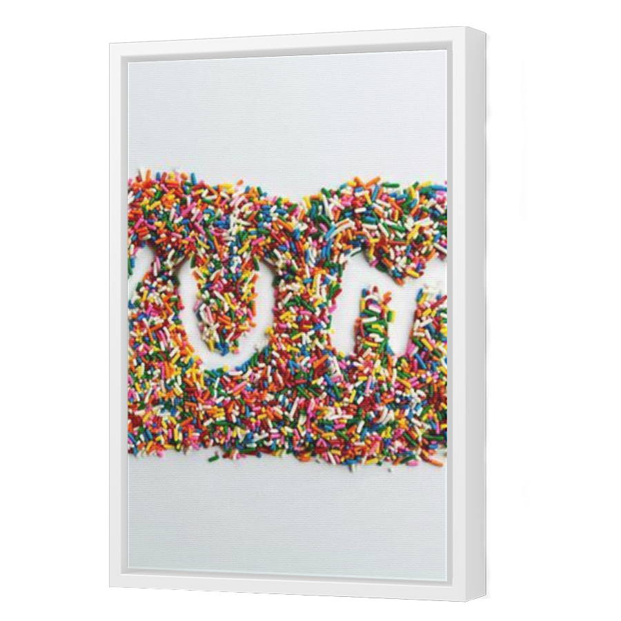 Thumbnail for Canvas - White Floating Frame