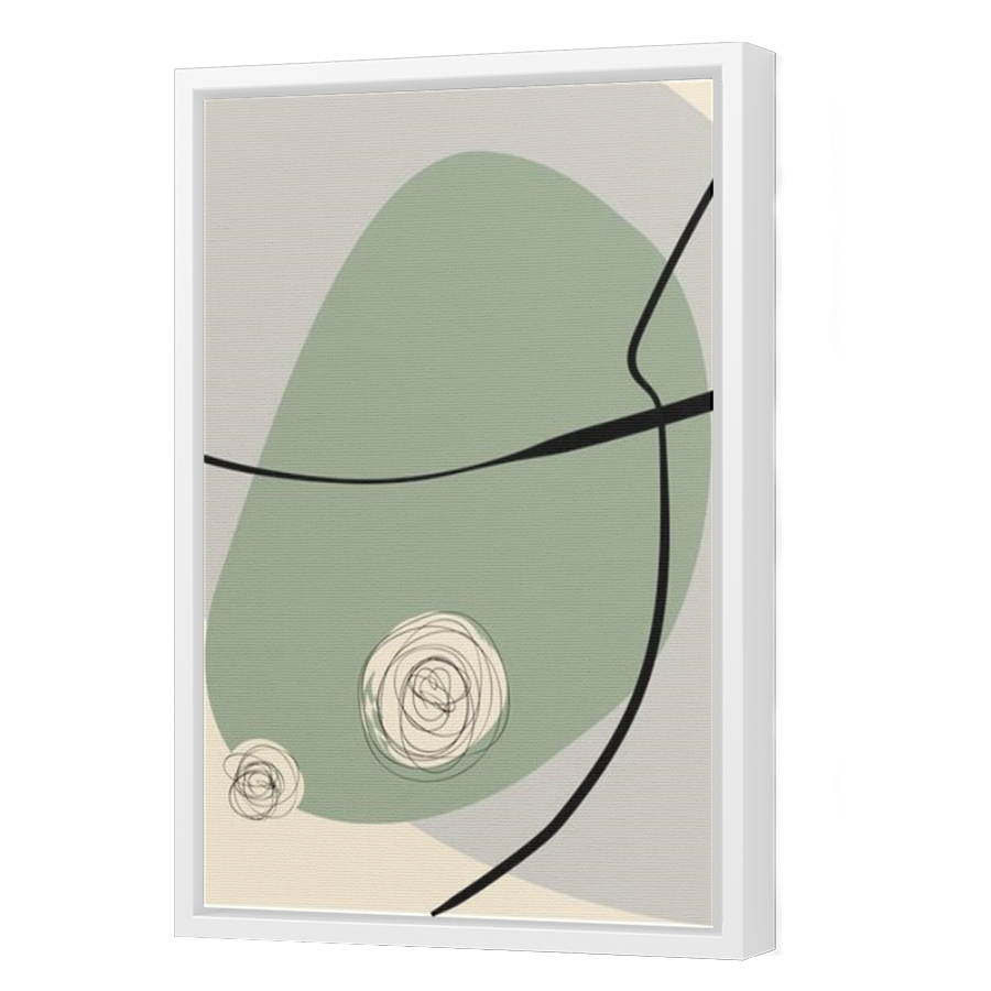 Thumbnail for Canvas - White Floating Frame