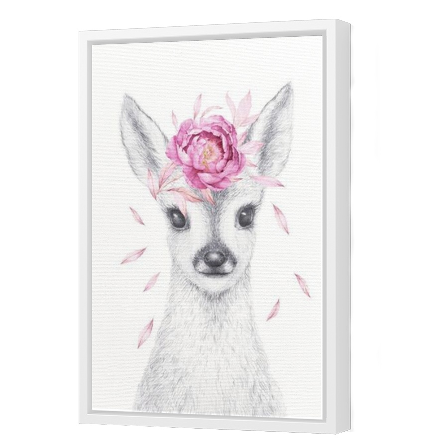 Thumbnail for Canvas - White Floating Frame