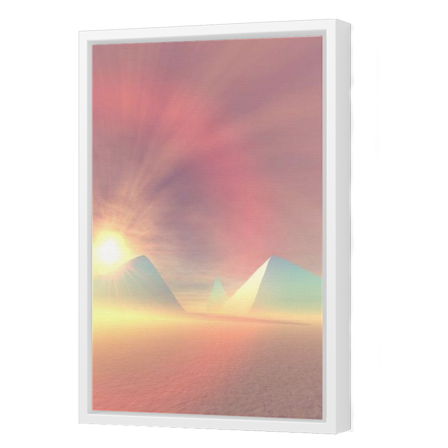 Thumbnail for Canvas - White Floating Frame