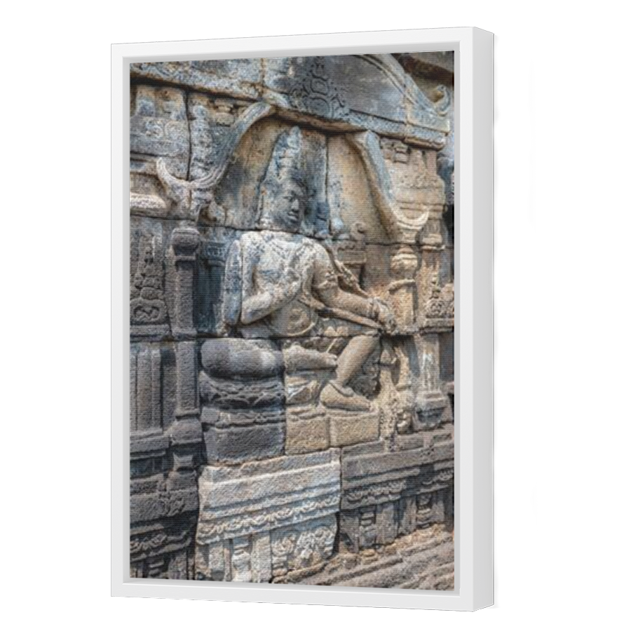 Thumbnail for Canvas - White Floating Frame