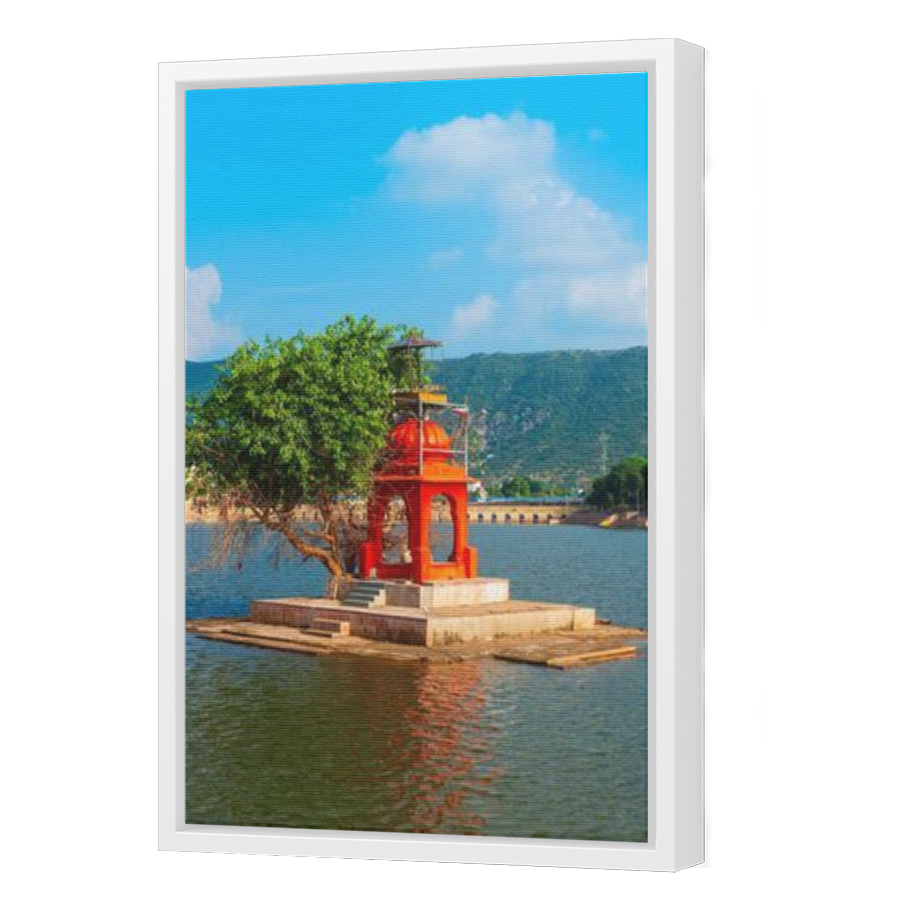 Thumbnail for Canvas - White Floating Frame