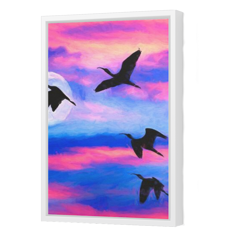 Thumbnail for Canvas - White Floating Frame