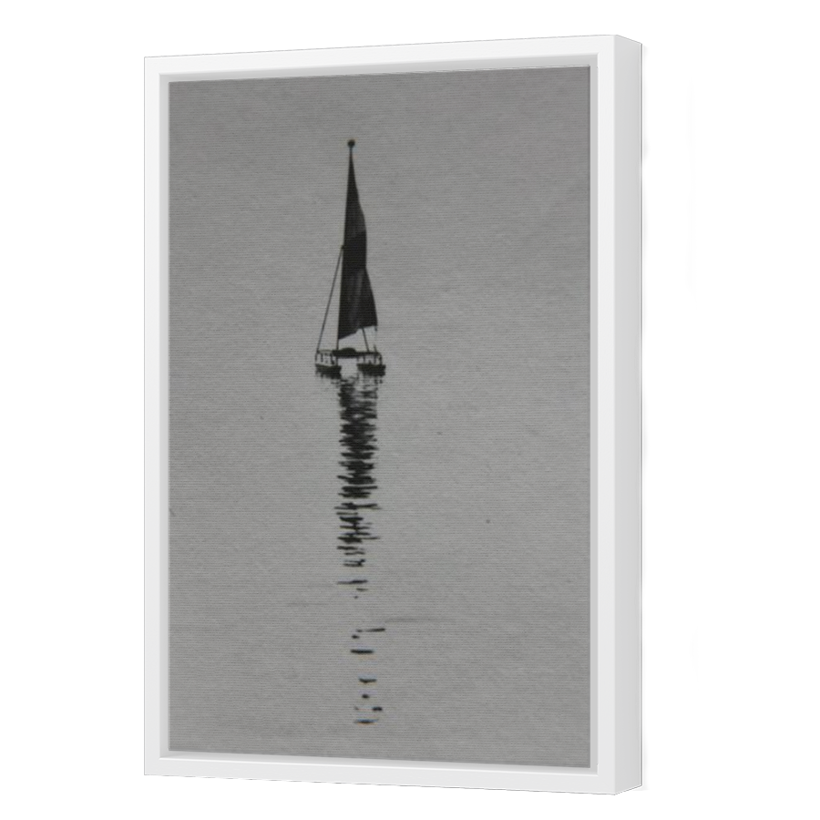 Thumbnail for Canvas - White Floating Frame