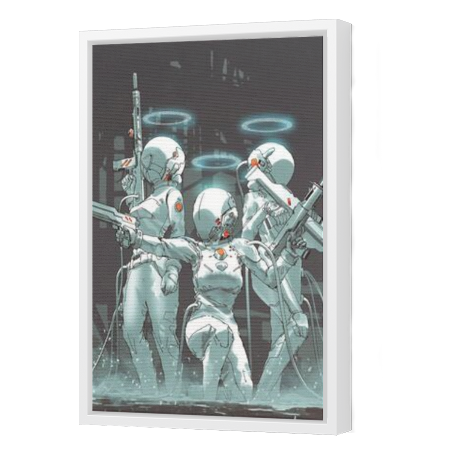 Thumbnail for Canvas - White Floating Frame