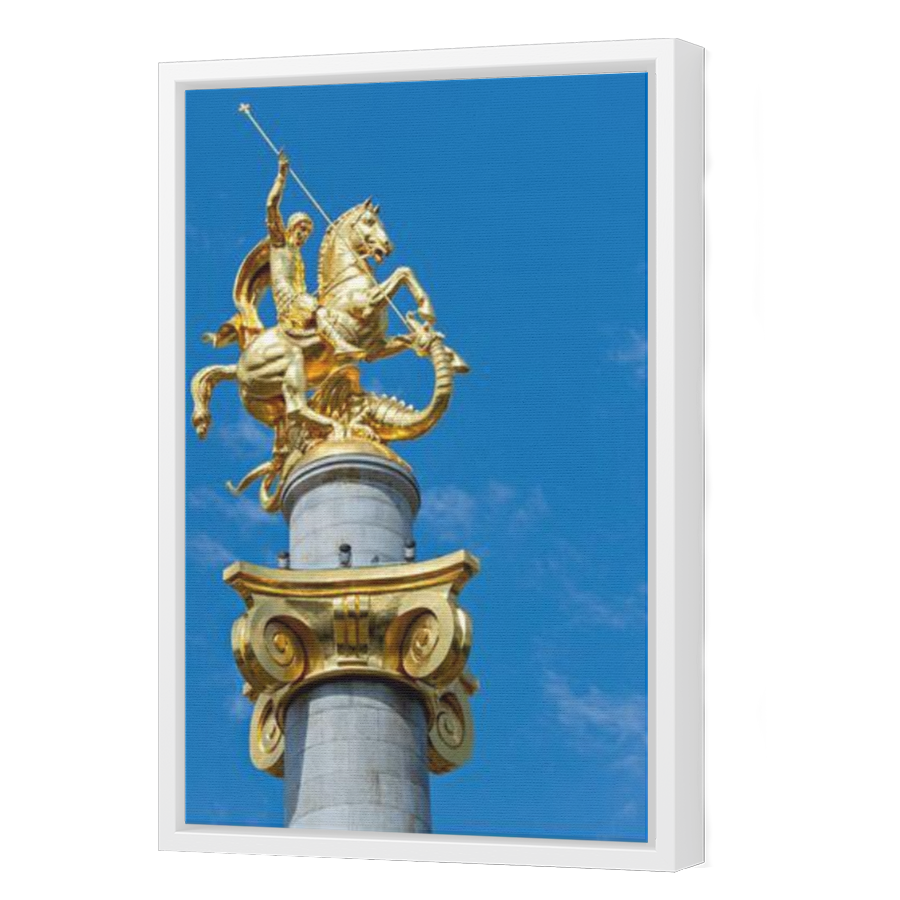 Thumbnail for Canvas - White Floating Frame