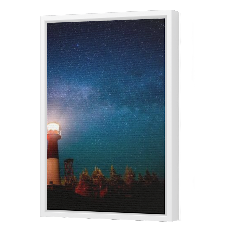 Thumbnail for Canvas - White Floating Frame