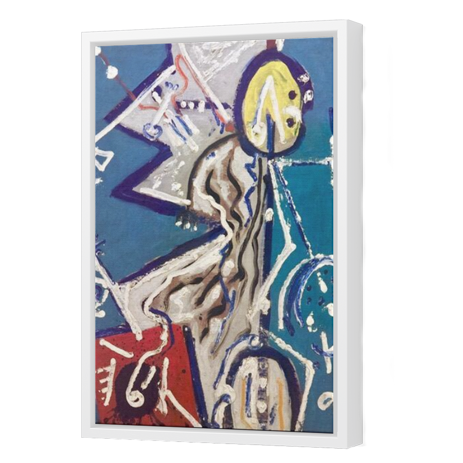 Thumbnail for Canvas - White Floating Frame