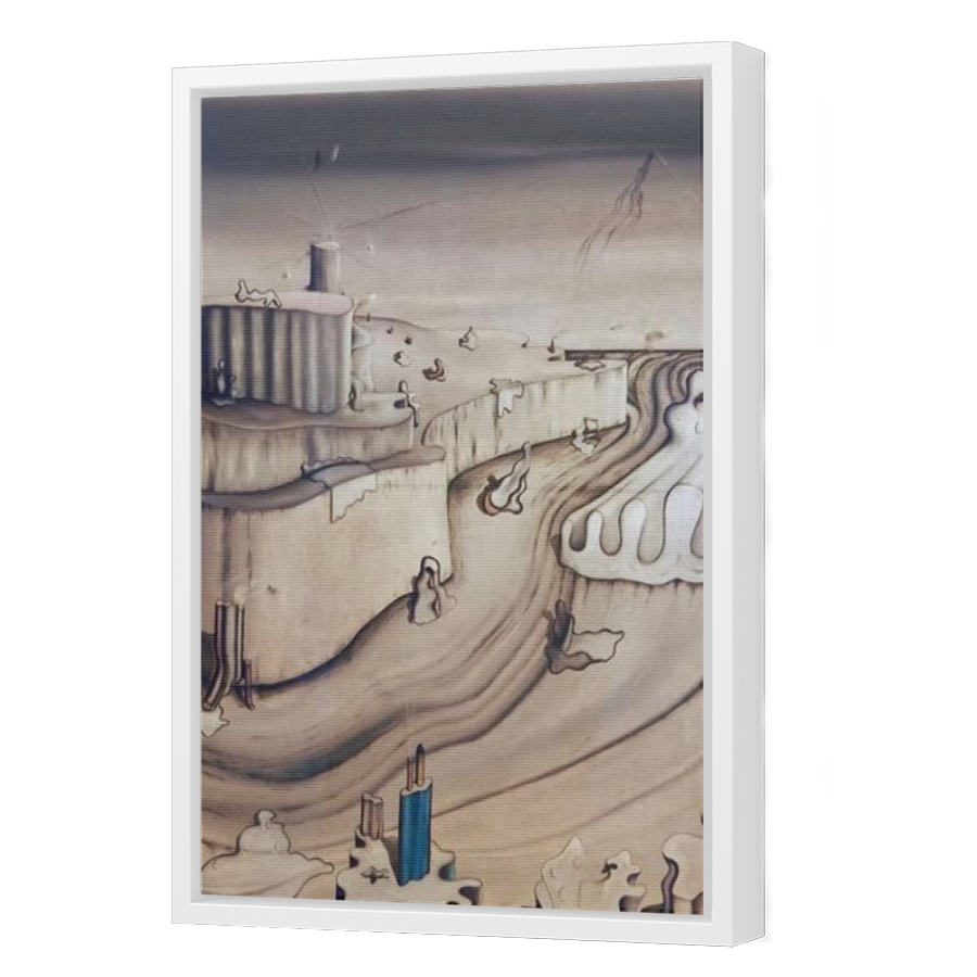 Thumbnail for Canvas - White Floating Frame