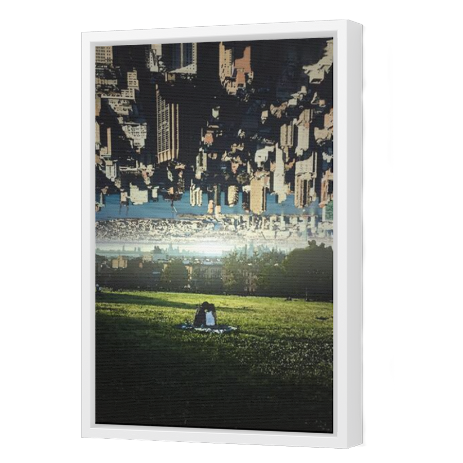 Thumbnail for Canvas - White Floating Frame