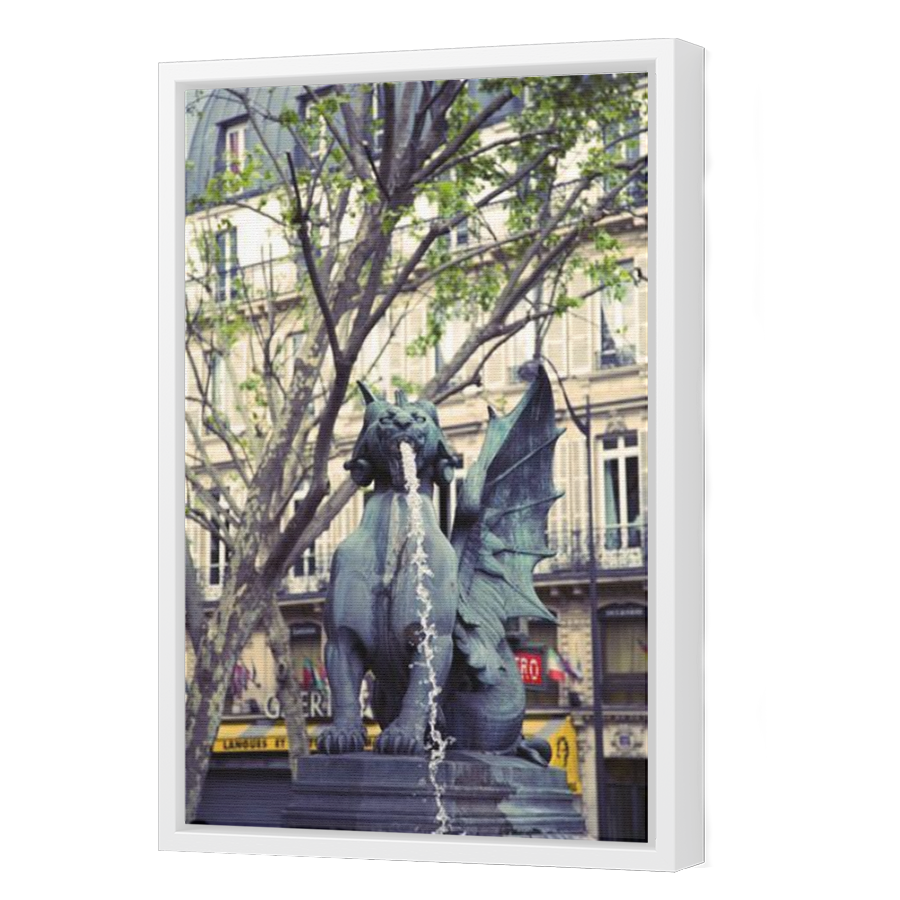Thumbnail for Canvas - White Floating Frame