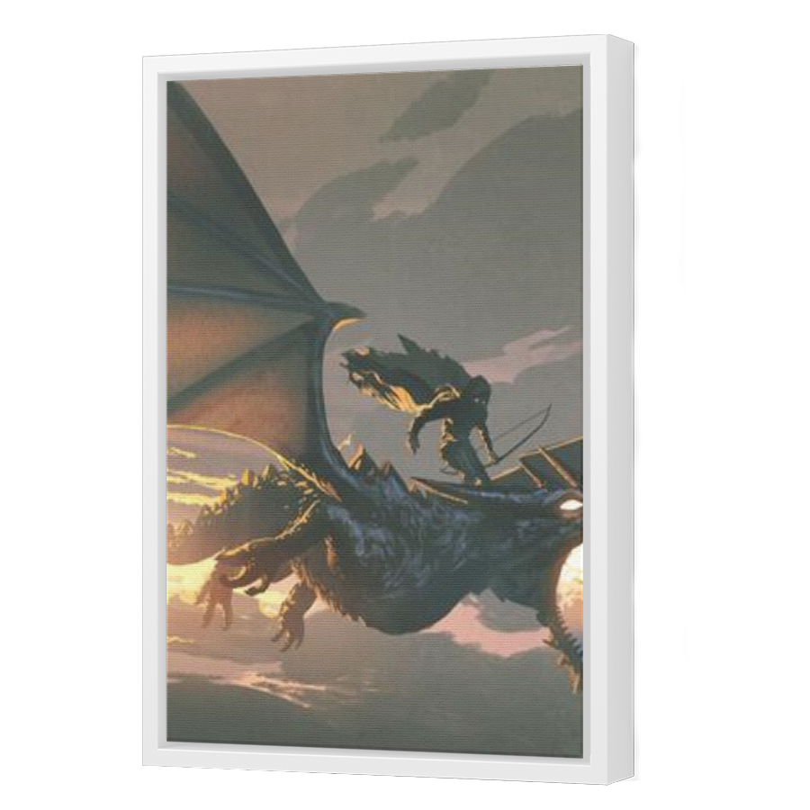 Thumbnail for Canvas - White Floating Frame
