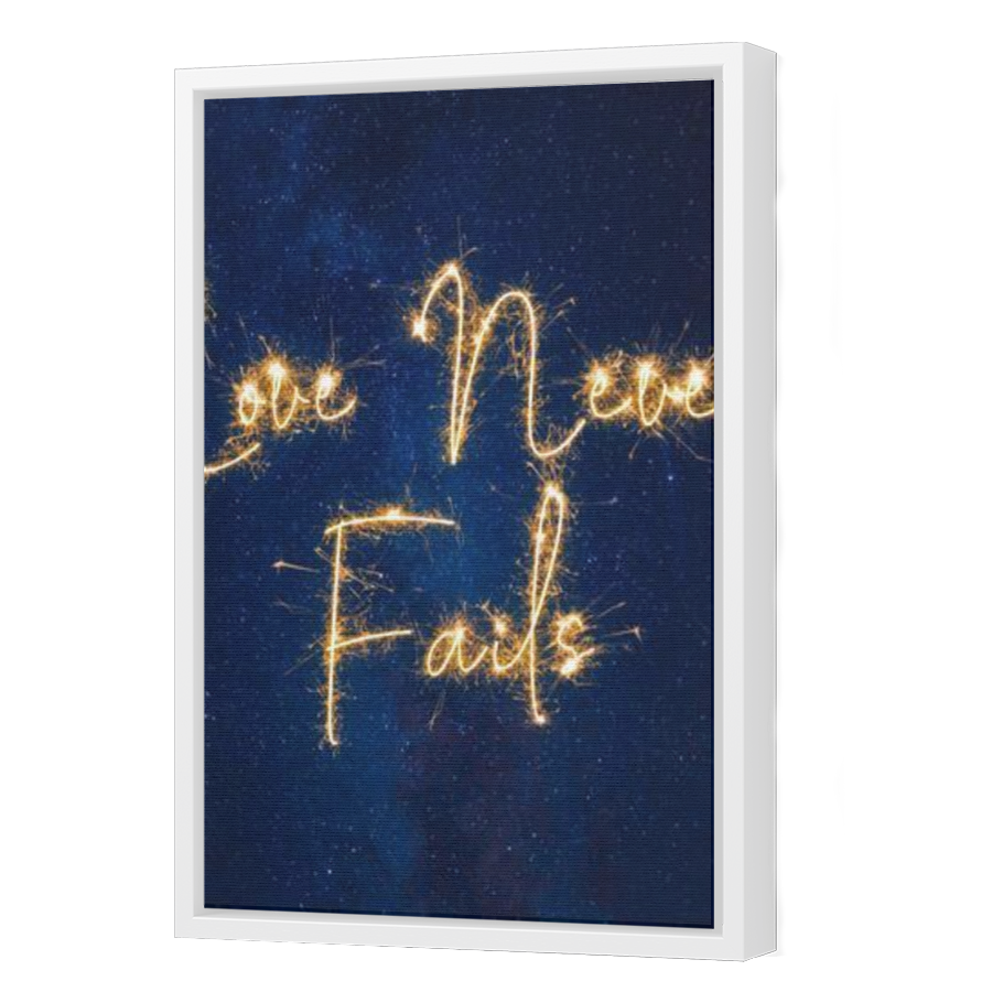 Thumbnail for Canvas - White Floating Frame