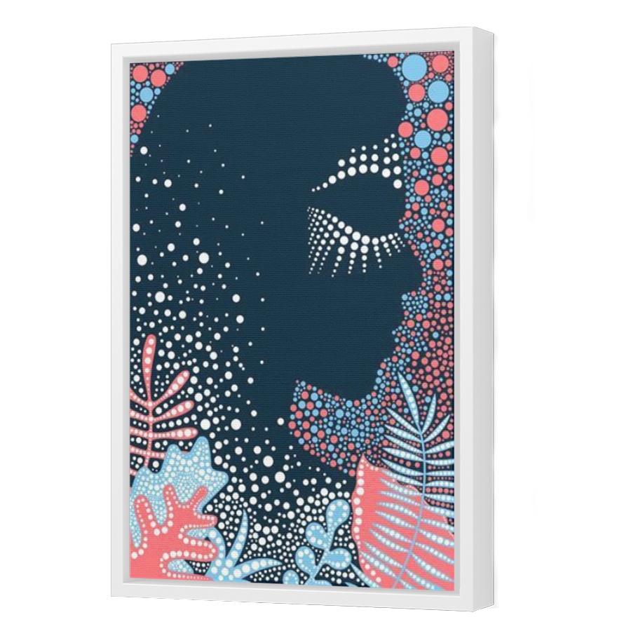 Thumbnail for Canvas - White Floating Frame