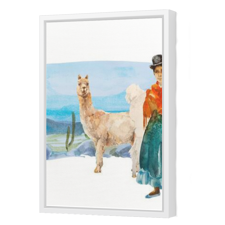 Thumbnail for Canvas - White Floating Frame