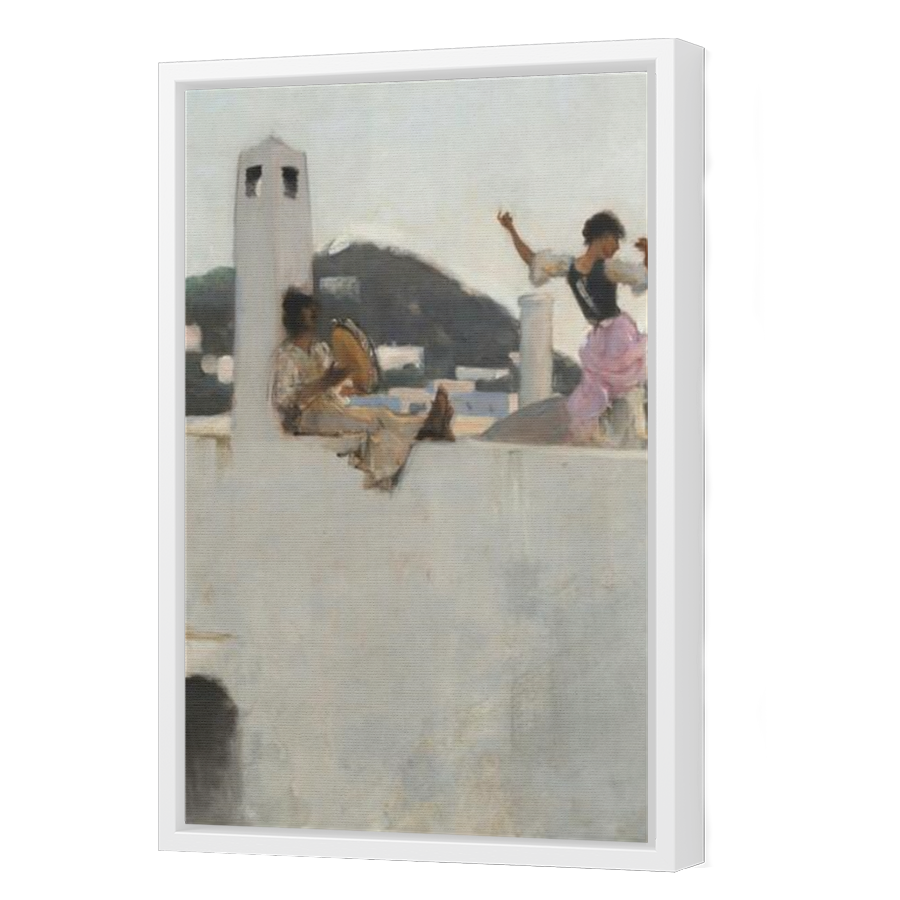 Thumbnail for Canvas - White Floating Frame
