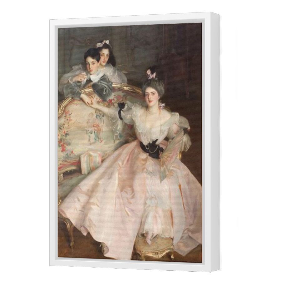 Thumbnail for Canvas - White Floating Frame