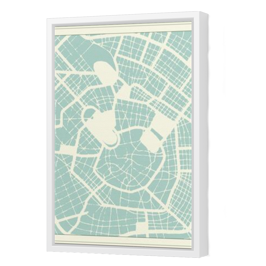 Thumbnail for Canvas - White Floating Frame