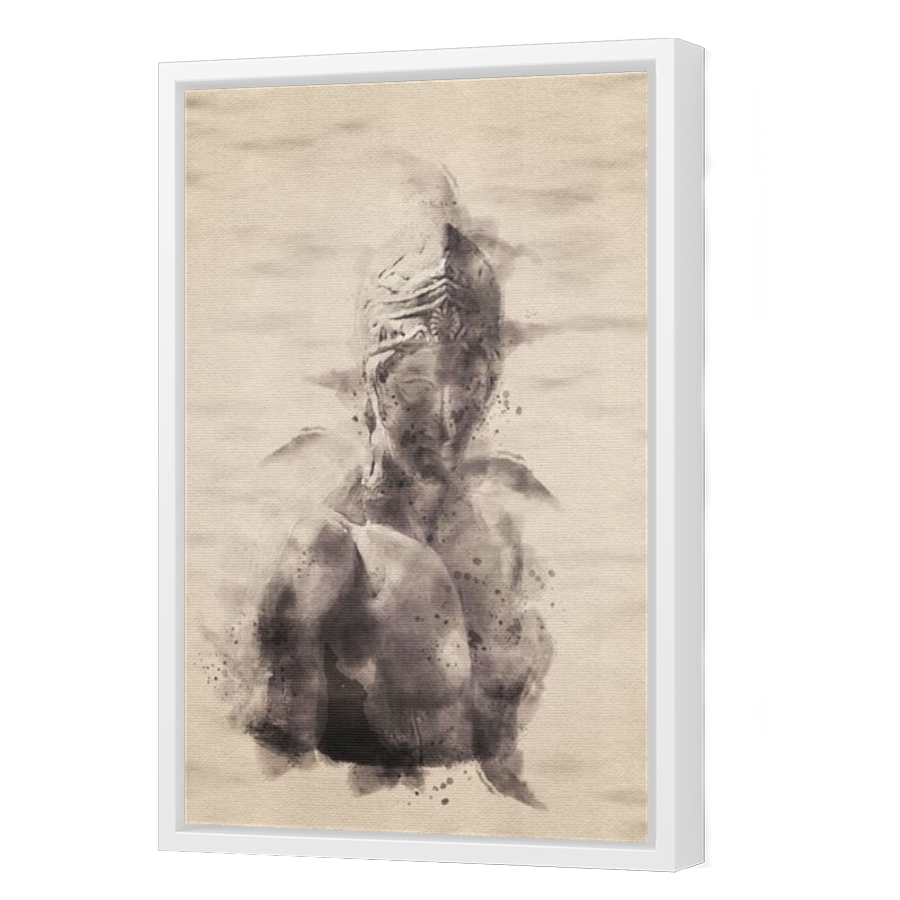 Thumbnail for Canvas - White Floating Frame
