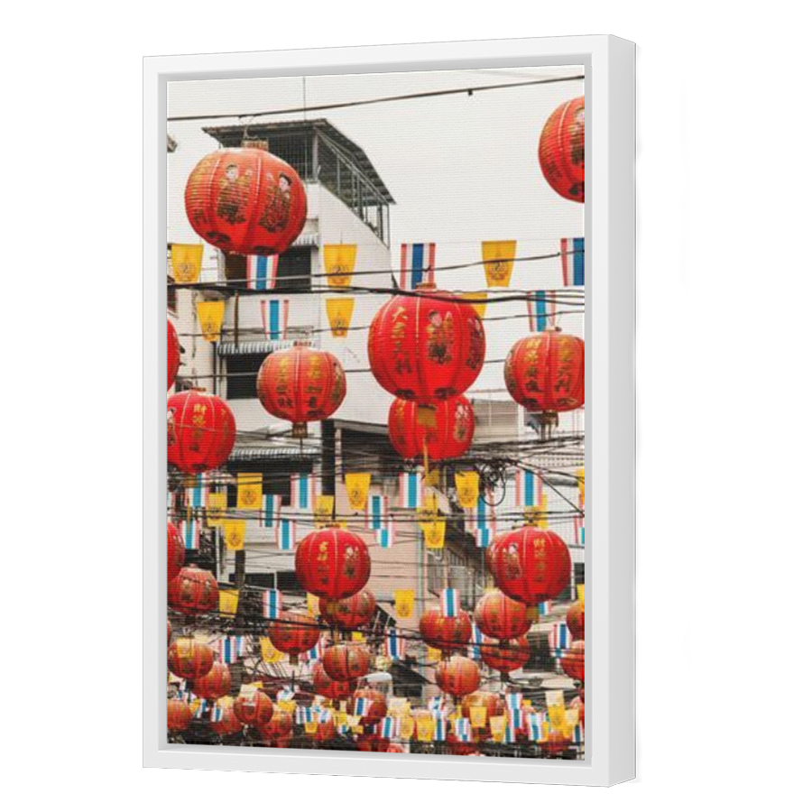 Thumbnail for Canvas - White Floating Frame